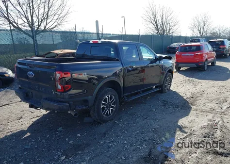2024 Ford Ranger Lariat z USA, uszkodzony, nr VIN 1FTER4KH1RLE75481